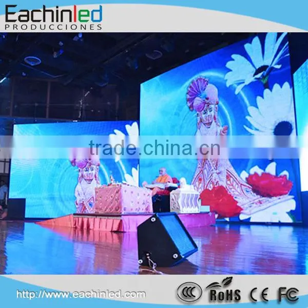 Die-cast aluminum cabinet small pixel pitch led screens / led video panel p4