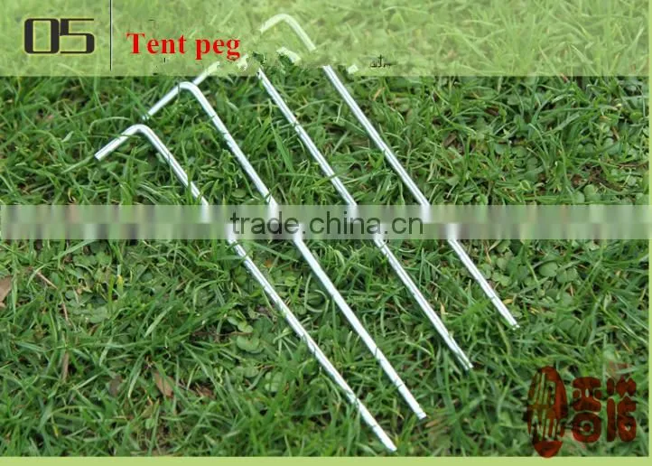 Single Layer Double Door Waterproof Camping Tent