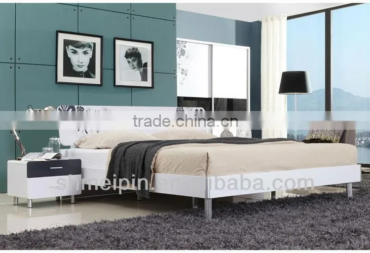 modern design wood beds bedding set wood double deck beds