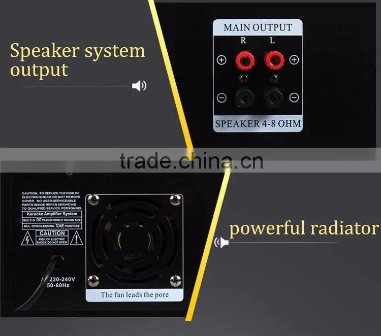Free samples pa sound power amplifier ktv echo amplifier