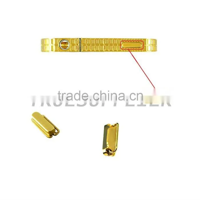 For iPhone 4 Metal Middle Plate Housing Faceplates Embossment Golden