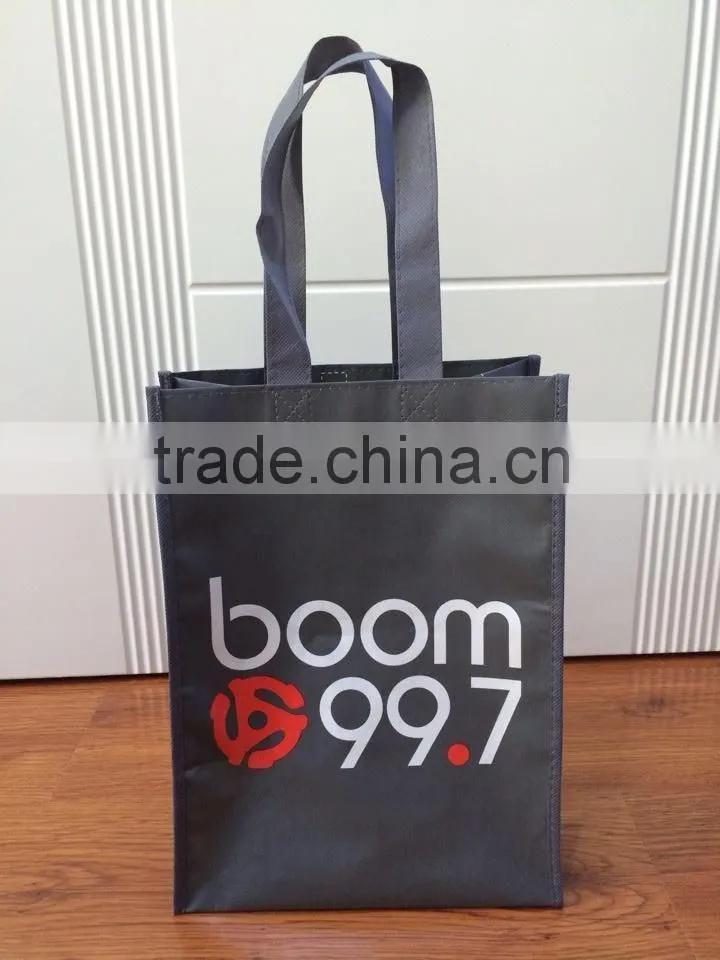 Hand carry bag, wine bag,custom promotional 4 packed bottles wine bag