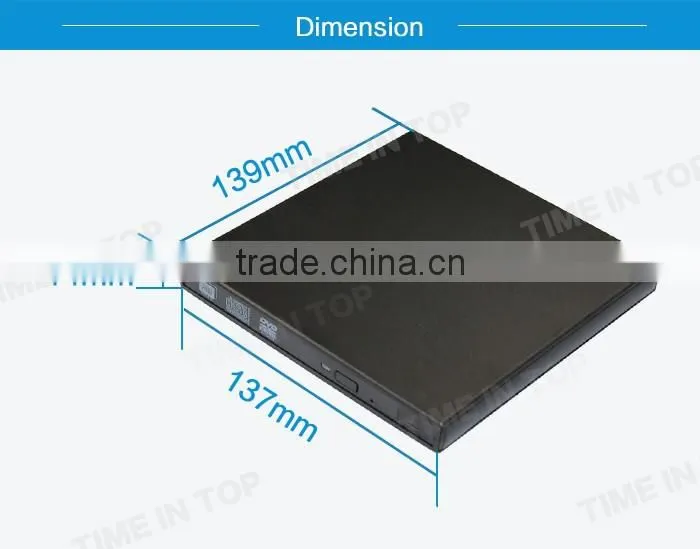 USB2.0 GU90N slim Laptop DVD Burner drive for laptops