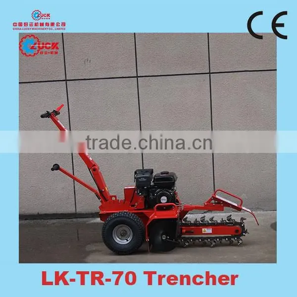 LK-TR-70 chain trencher for skid steer loader for low price sale