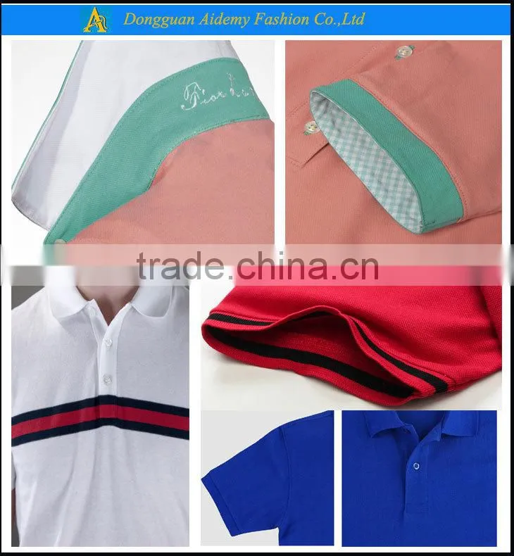 custom 95% cotton 5% spandex fit women polo tshirt