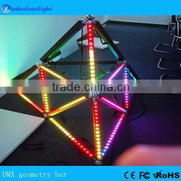 milk cover DMX 3D pixel tube nightclub bar DJ led vertical tube light