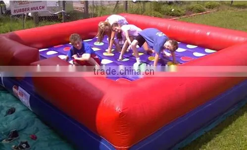 deluxe inflatable twister inflatable interactive game
