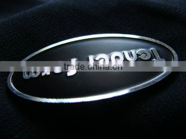 High quality custom metal logo labels