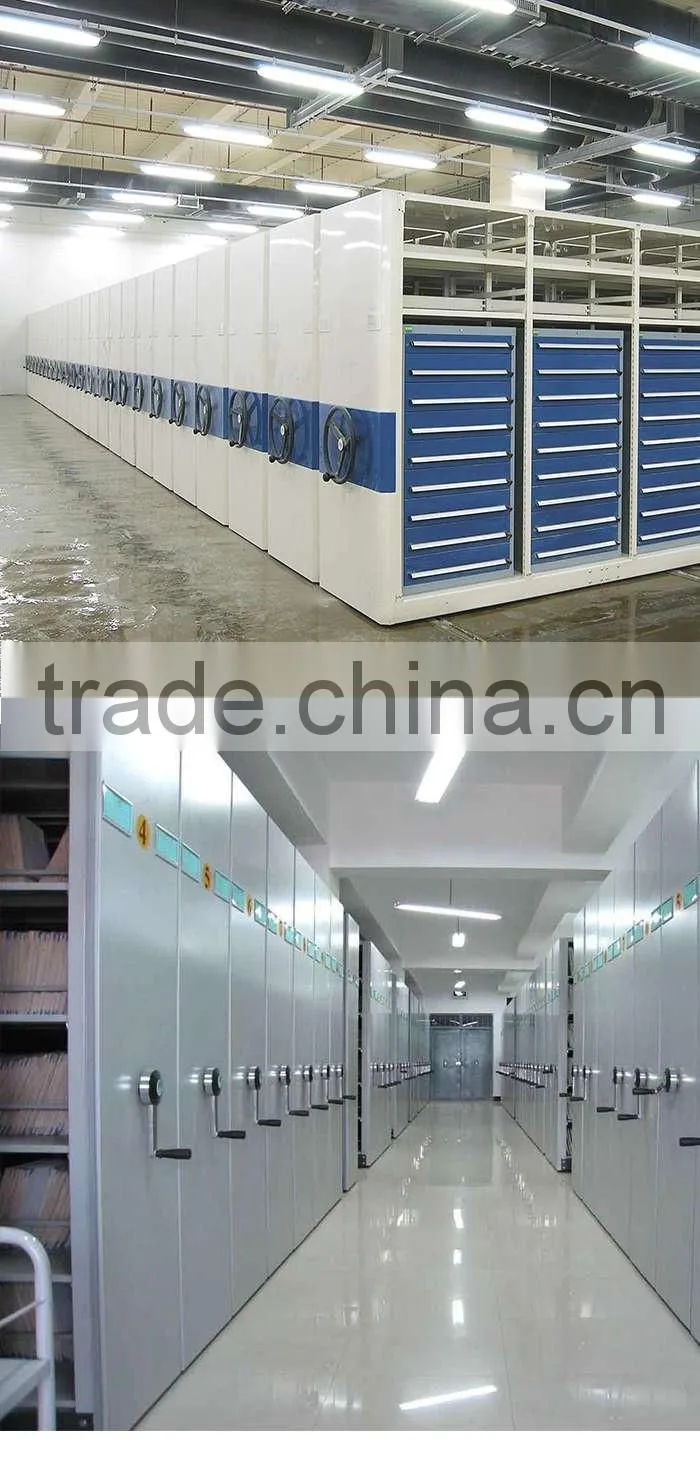 Files mobile shelf metallic mobile shelves racking System