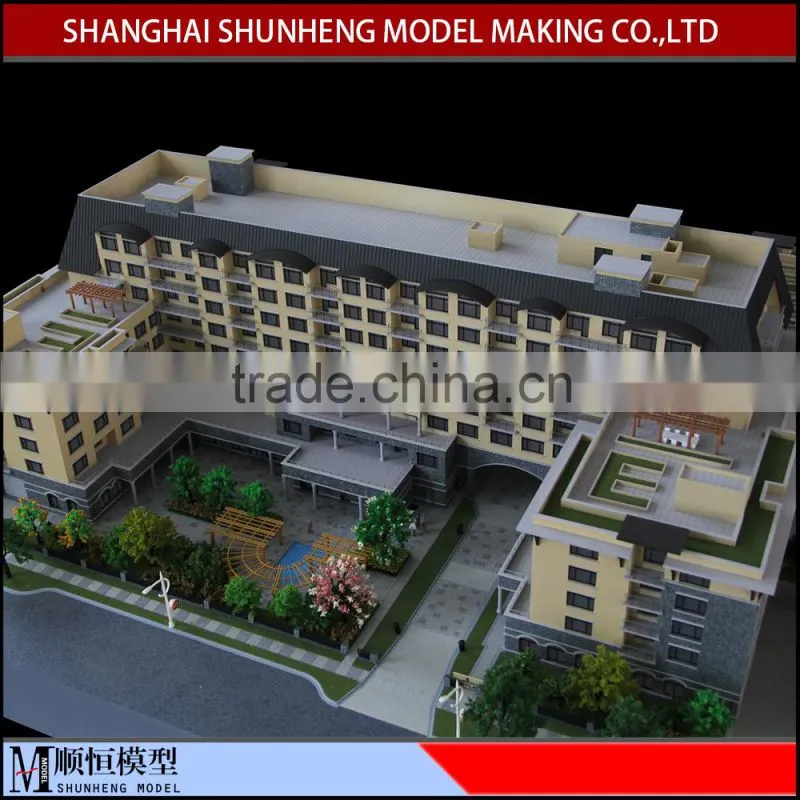 3D rendering architectural design model / Custom miniature architectural model maker
