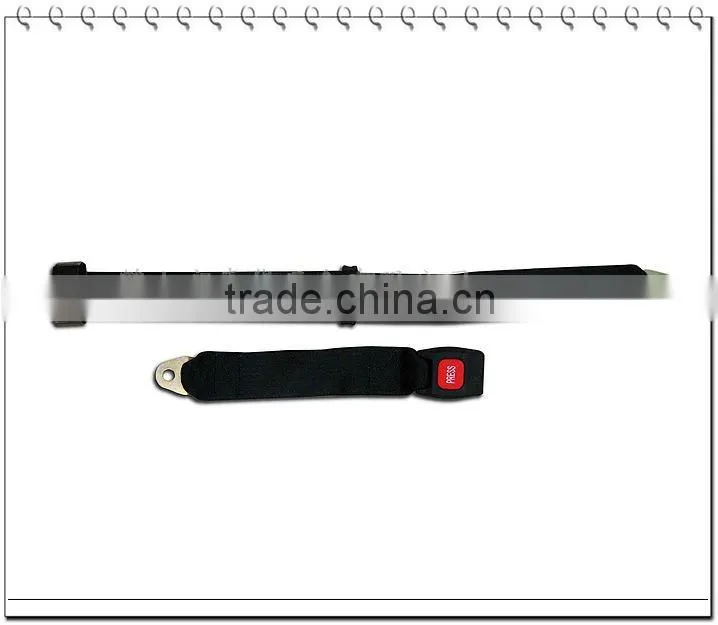 Single two-point safety belt