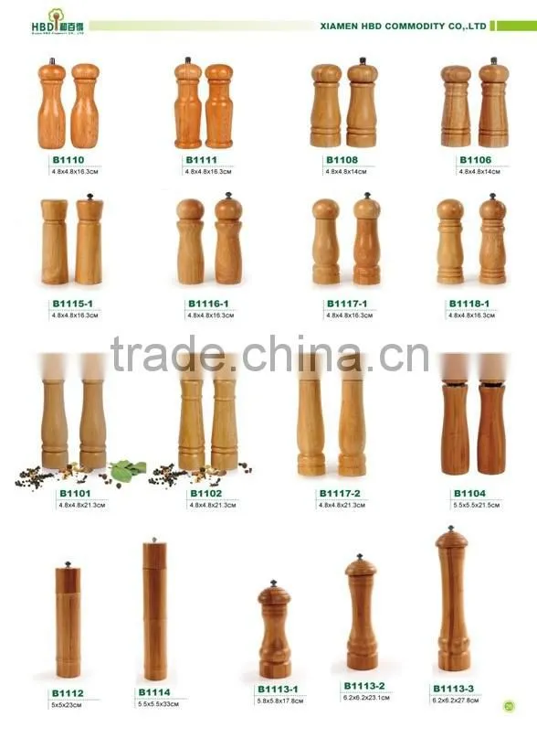 High quality hot selling eco-friendly bamboo wood spice grinder for sale
