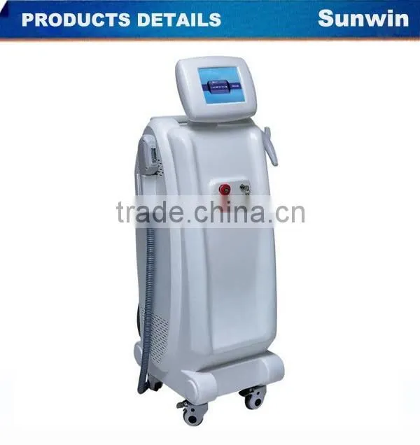 3 year warranty CE approved professional shr hair remove with double handle OPT