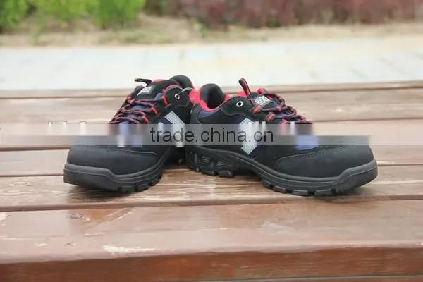 safety shoes type and genuine leather upper material safety boot