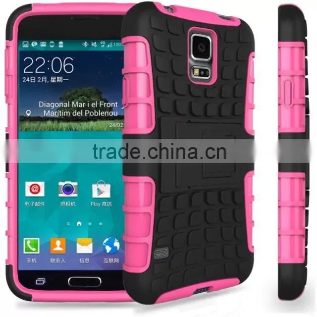 2015 Factory OEM shock proof protective cover casefor Samsung S5 mini, pc silicone back case for samsung galaxy s5 mini mobile