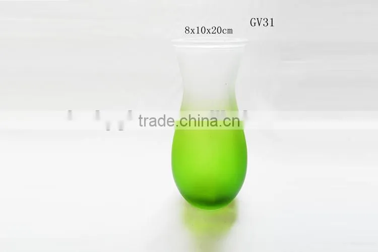 small chinese floor glass vases