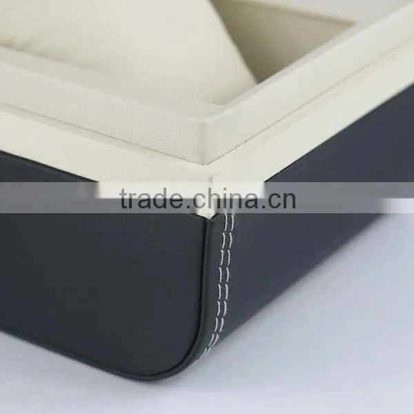 2015 Custom OEM Black Wooden Box For Watch Storage With Pillow