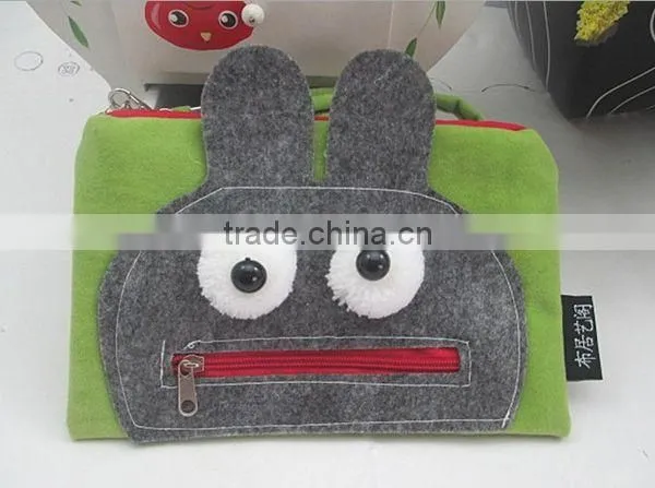 Cute Ugly Baby Rabbit Fabrics Woman Coin Wallet Wholesale ZTCW-0012