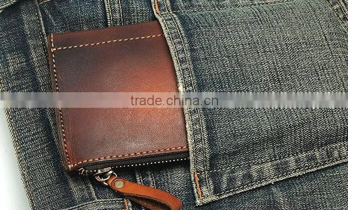 vintage men's long leather wallets men's brown leather wallets