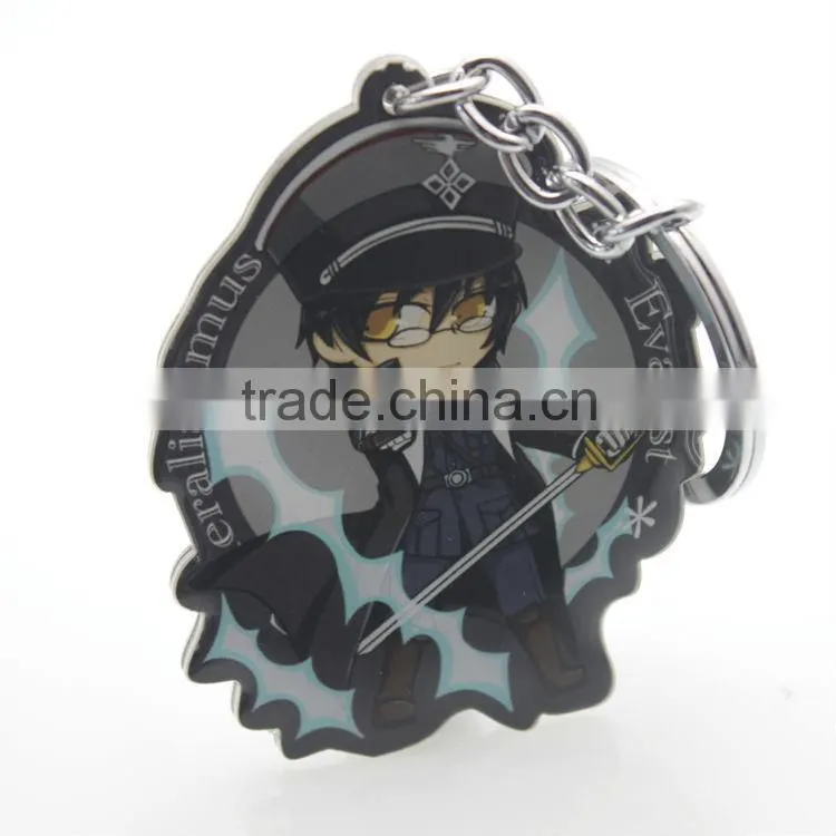 Custom acrylic keychains charm make in china