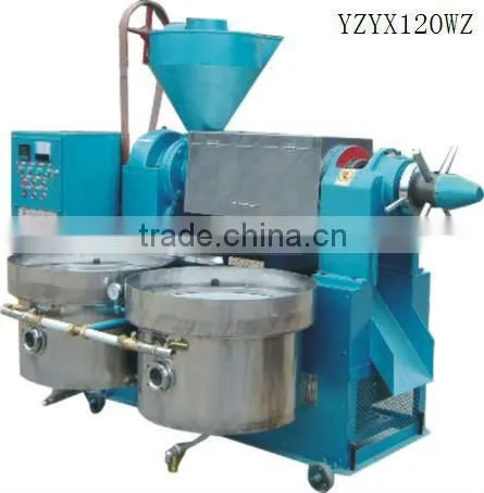High performance!!! YZLXQ120 automatic soybean oil press with air pressure filtration