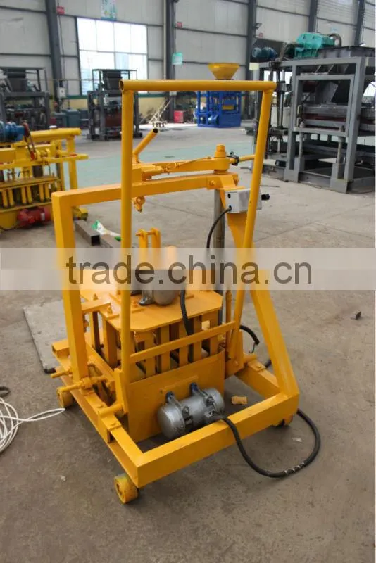 Low price 2 piece small hollow block making machine