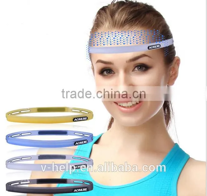 Sweatband Outdoor running headband Channels sweat away