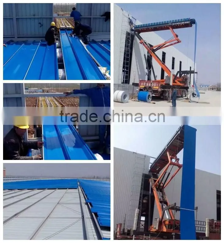 roof panel standing seam machine
