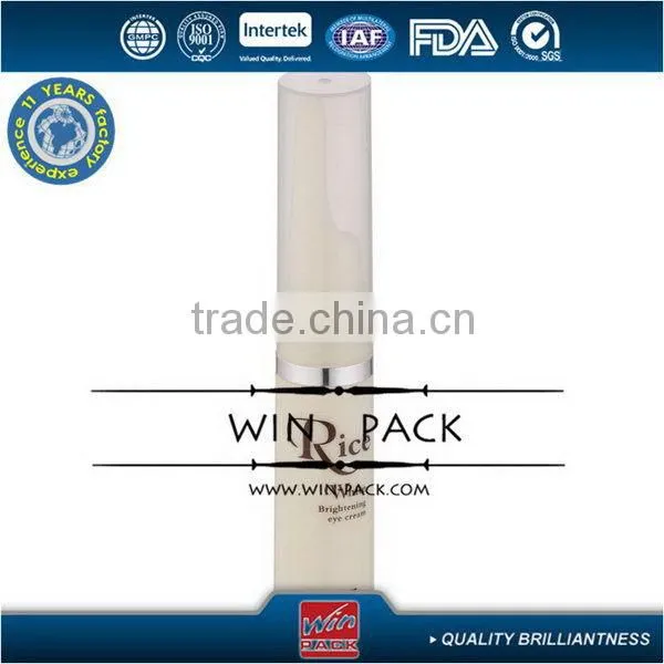 Design hot sell airless pump bottle cosmetics packaging