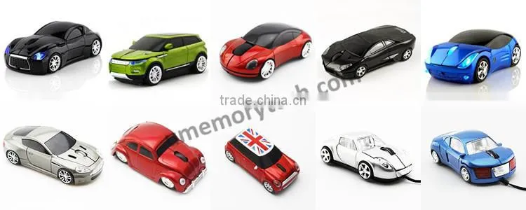 2017 New 1600DPI Sport car mouse position combo mouse 2.4g