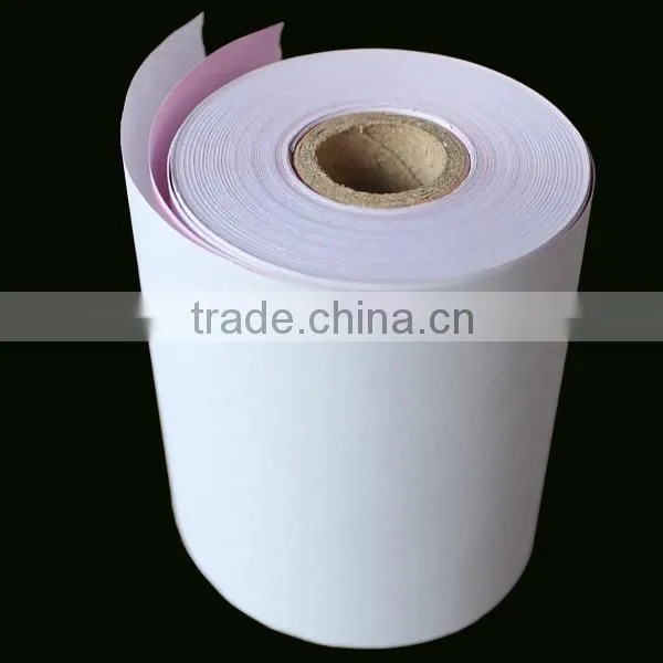 multi--ply cash regiater paper rolls carbonless ncr paper