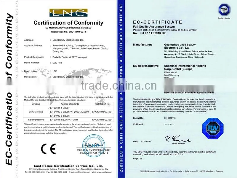 radio frequency machine korea for hot sale