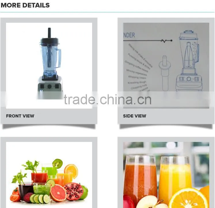 2016 CE Manual Panel for Commercial Ice Blenders Smoothie Makers