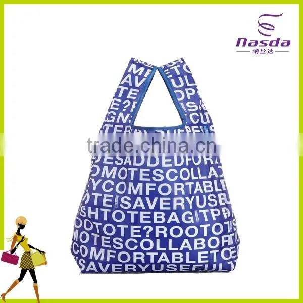 190T polyester shopping bag