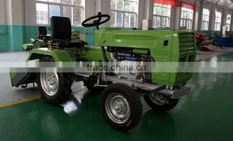 2014 hot sell model mini tractors with lawn mower