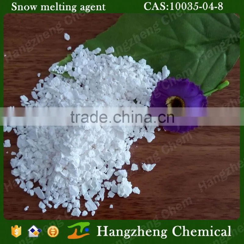 granule Calcium Chloride(CaCl2) snow melting agent flakes
