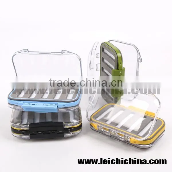 waterproof slim magnetic plastic fly box