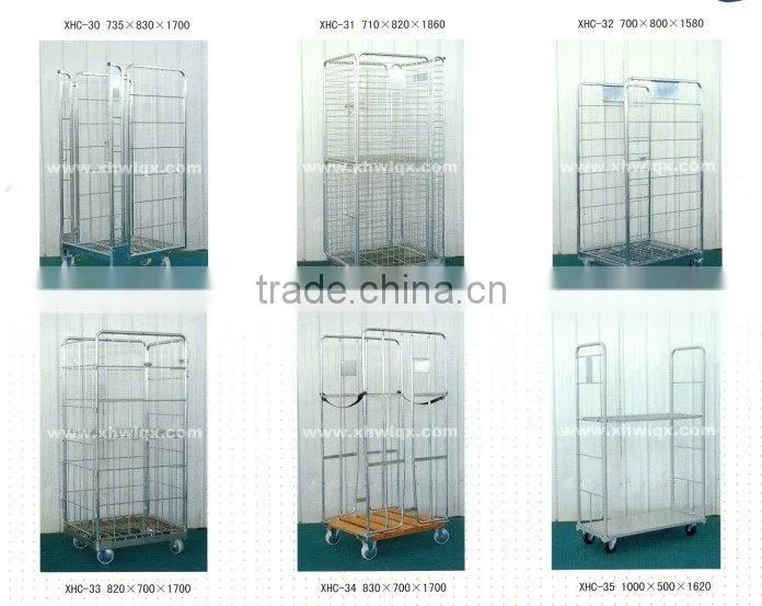 2 side roll cart pallet
