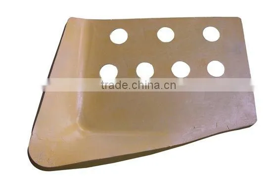 loader parts end bits cutting edge / excavator spare parts plow bolt with nut