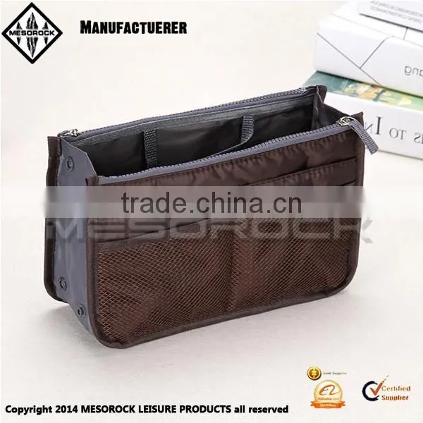 Multifunctional colorful organizer cosmetic travel storage bag with zipper travel wash bag