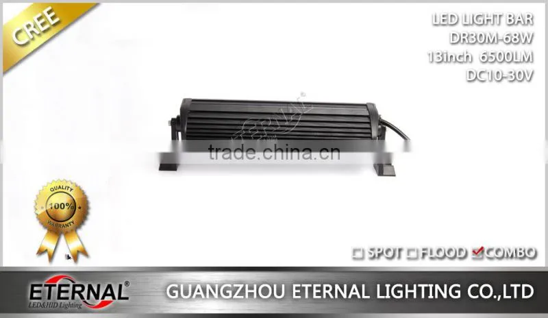 13inch 68W combo led light bar for 4x4 racing off-road wrangler rubicon Hummer 4WD bugggy equipment truck trailer