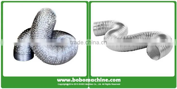Flexible aluminum duct forming machine AFD-600