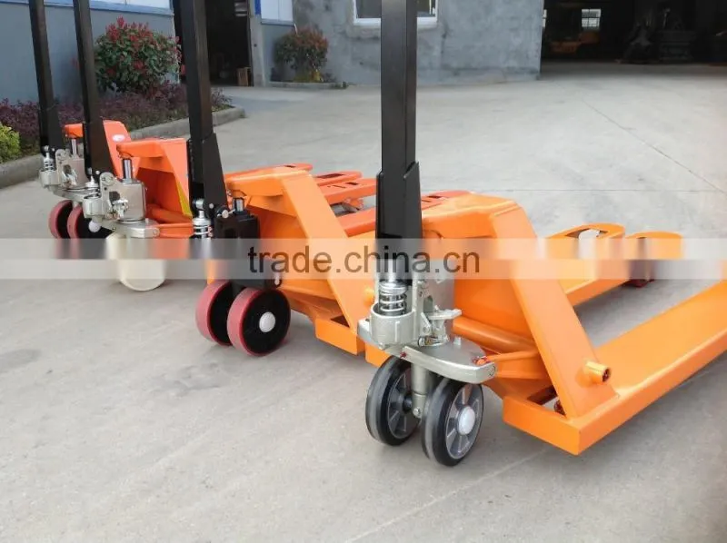 2ton 2.5ton 3ton 5ton hand pallet fork lifter ,hydraulic pallet truck for sale