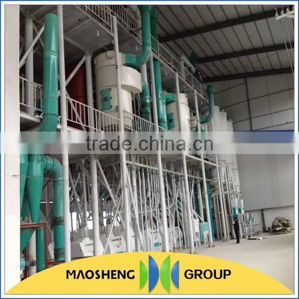 Fast effect corn flour mill plant
