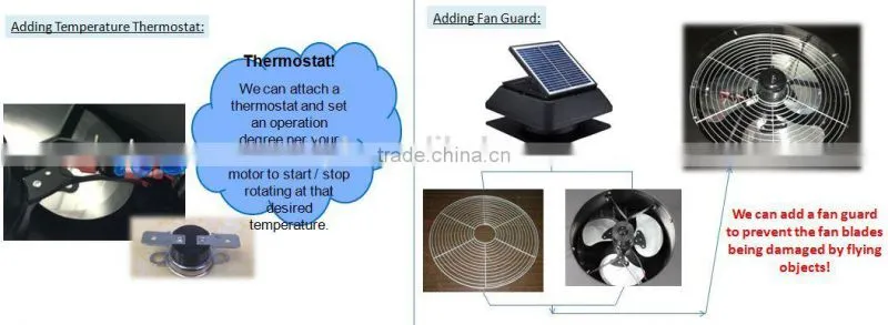 day & night air circulation solar powered attic fan with battery system for 24 hours nonstop ventilation