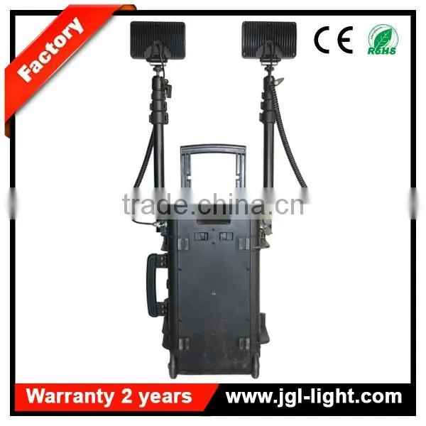 china factory direct sale led work light 72w portable lighting tower for police , fire fighting