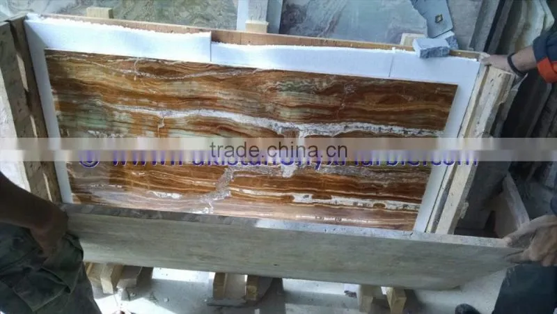 Best Quality Modern BROWN GOLDEN ONYX COUNTERTOPS