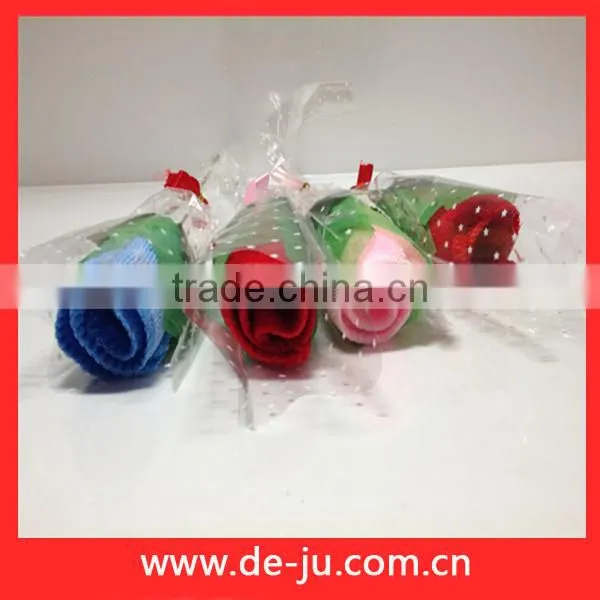 Lover Rose Flower Shape Towels Birthday Gift lover