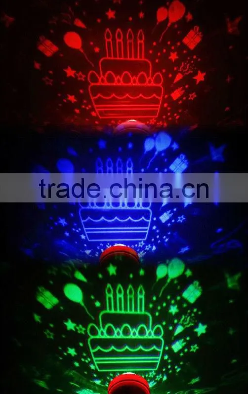 Supply creative fashion Birthday cake romantic Star Projector Night light