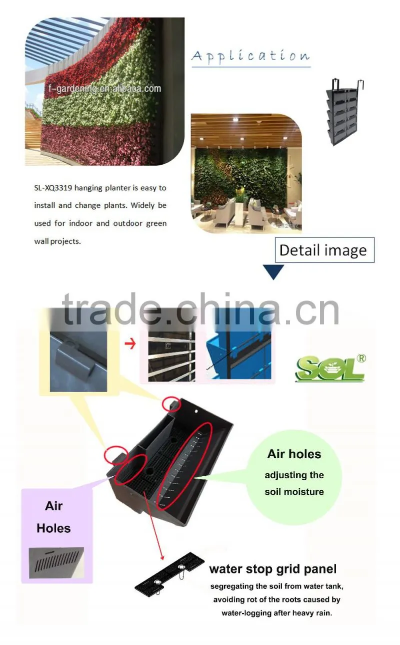 Hydroponics system vertical large garden pottery garden flowers